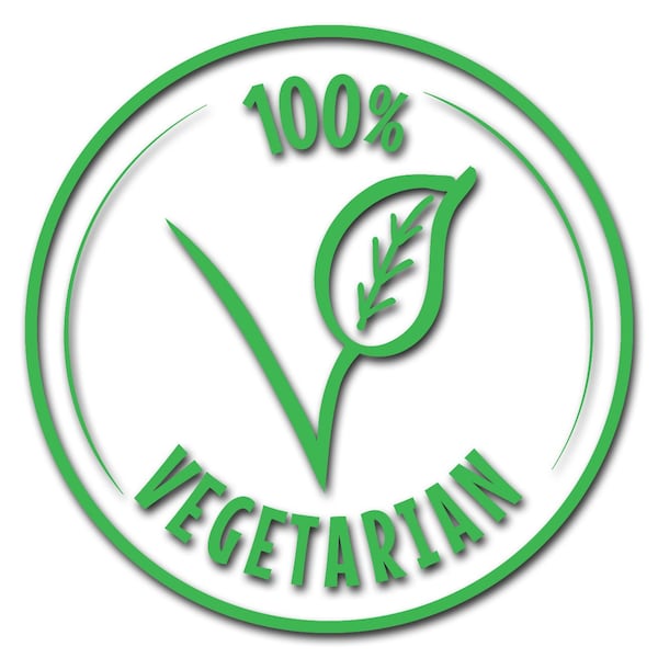 Corrugated Plastic Sign With Stakes 24in Circular-Farmers Market Vegetarian, C-24-CIR-WS-Vegetarian